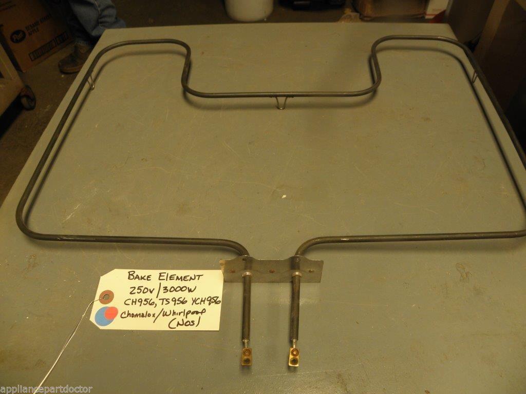 NOS Chromalox Whirlpool Bake Element CH956 TS956 YCH956 250v/3000w (some rust) NOS Chromalox Whirlpool Bake Element CH956 TS956 YCH956 250v/3000w (some rust)